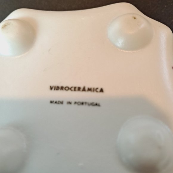 Exotic Bird w/Cherry Blossoms Trinket Box with Lid Made in Portugal - Picture 8 of 9